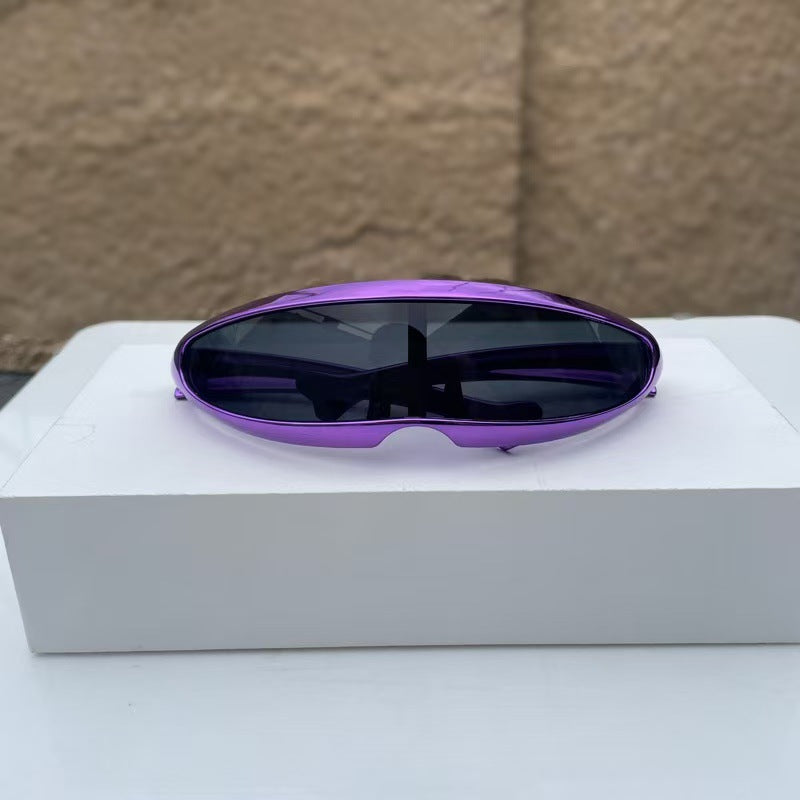 Unisex Polarized UV400 One-Piece Shield Lens Sunglasses
