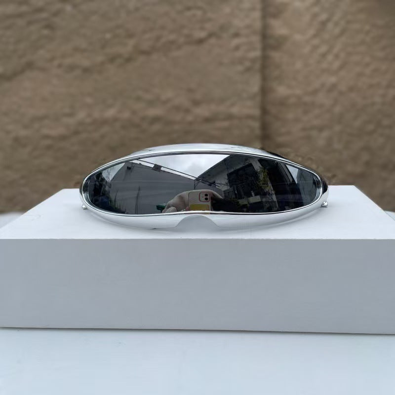 Unisex Polarized UV400 One-Piece Shield Lens Sunglasses