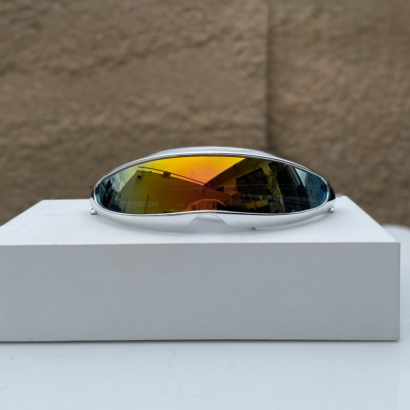 Unisex Polarized UV400 One-Piece Shield Lens Sunglasses