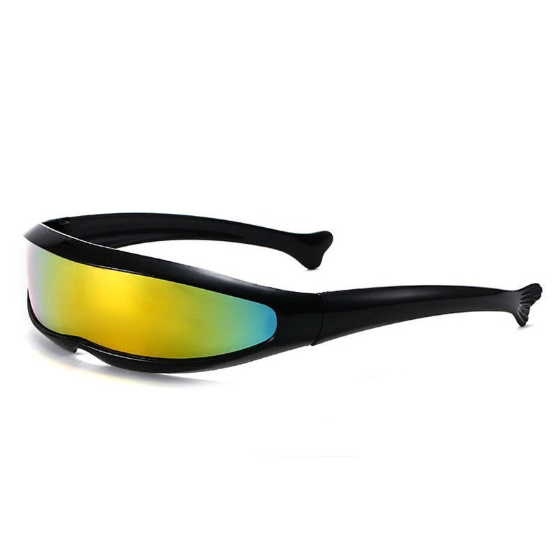 Unisex Polarized UV400 One-Piece Shield Lens Sunglasses