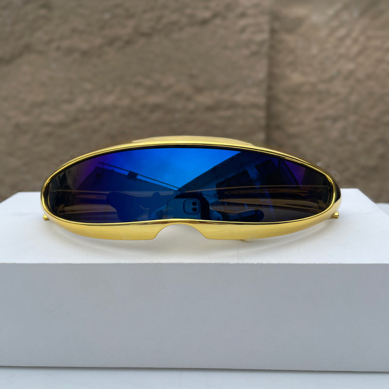 Unisex Polarized UV400 One-Piece Shield Lens Sunglasses