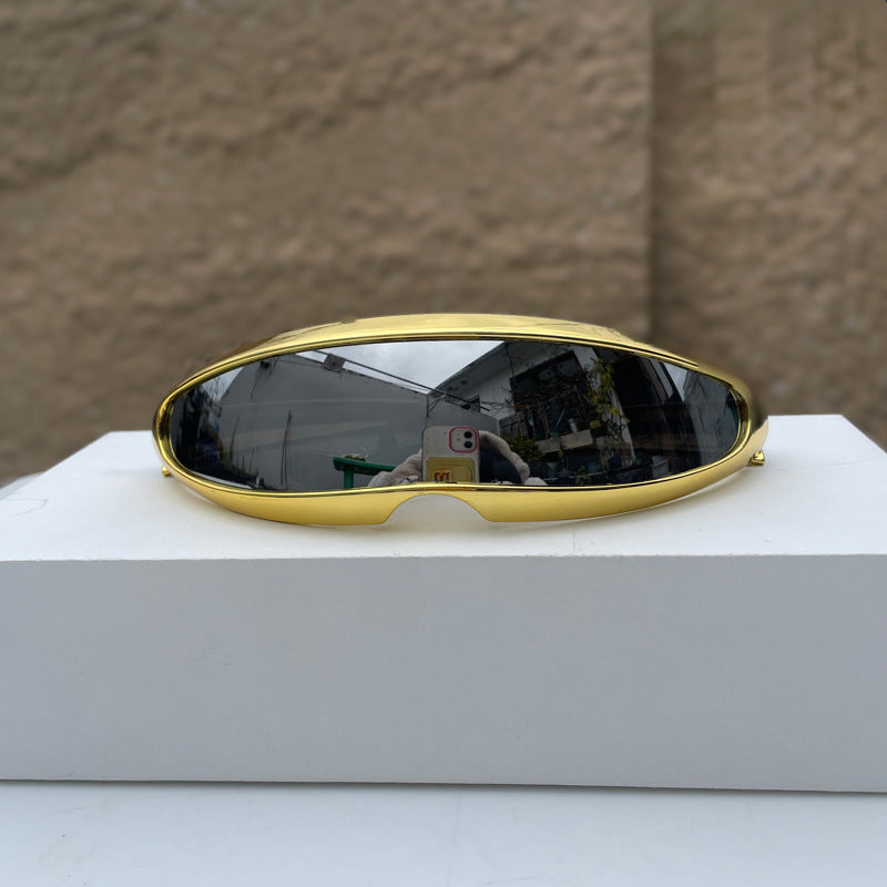 Unisex Polarized UV400 One-Piece Shield Lens Sunglasses