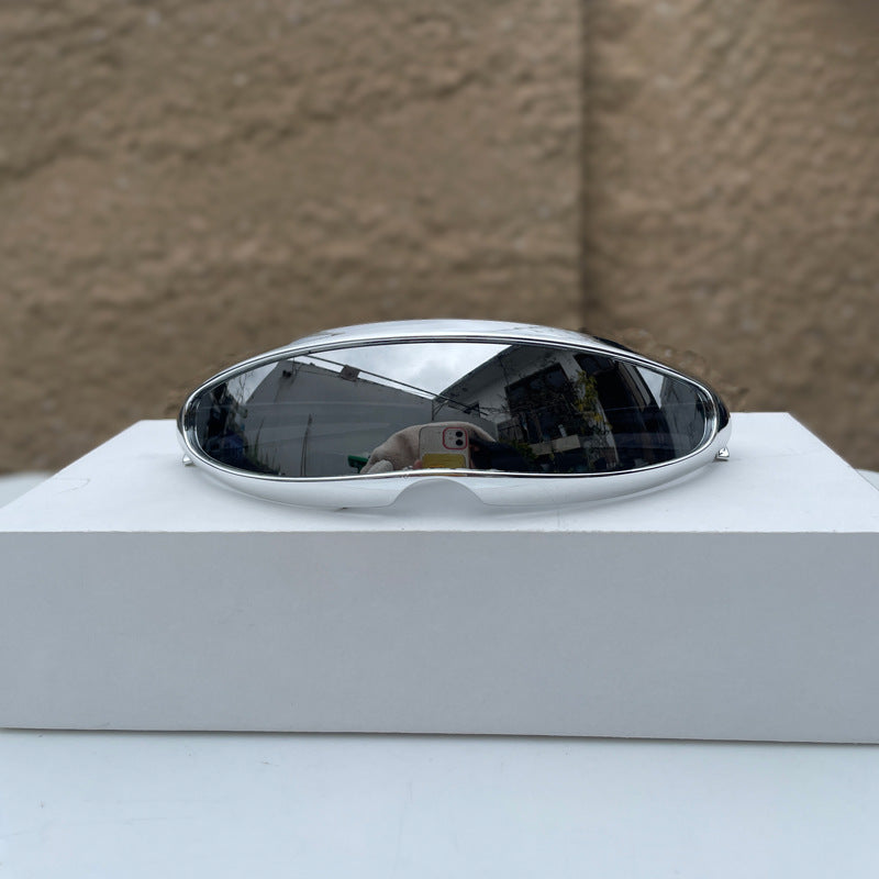 Unisex Polarized UV400 One-Piece Shield Lens Sunglasses