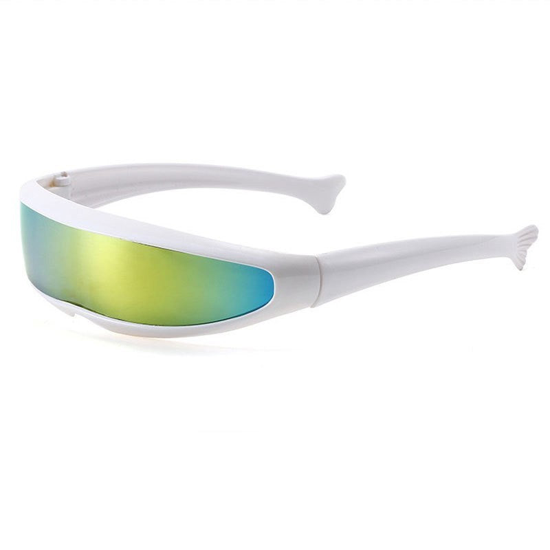Unisex Polarized UV400 One-Piece Shield Lens Sunglasses