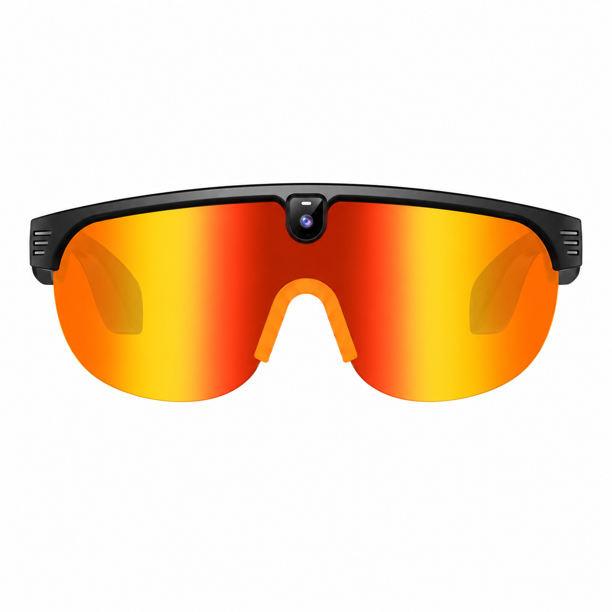 Smart Cycling & Sports Sunglasses with Integrated HD Camera - Orange Mirror Lens