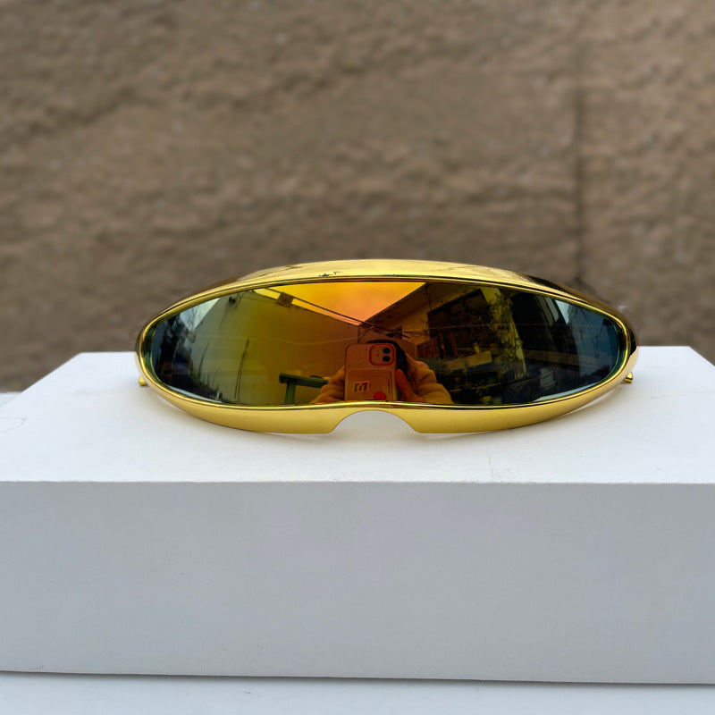 Unisex Polarized UV400 One-Piece Shield Lens Sunglasses