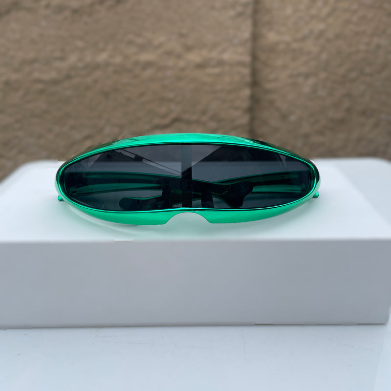 Unisex Polarized UV400 One-Piece Shield Lens Sunglasses